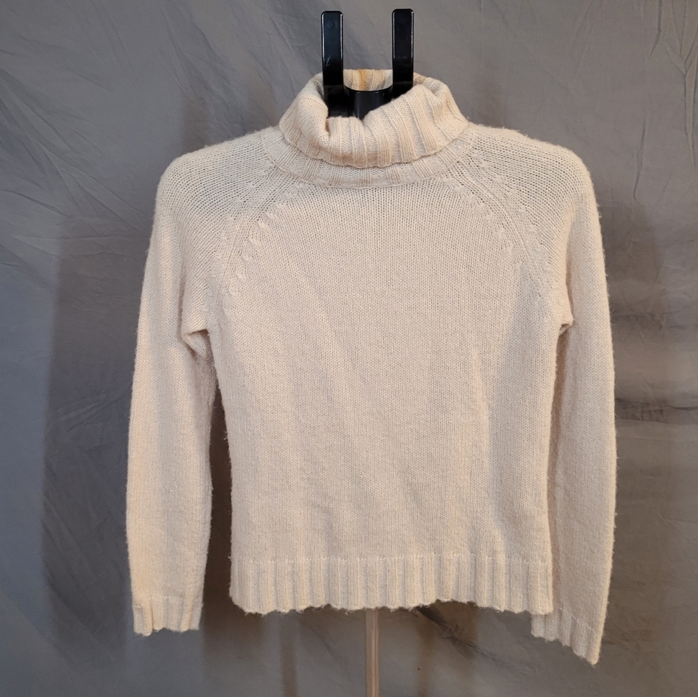 Cozy Cream Turtleneck Sweater from Oscar by Oscar de la Renta